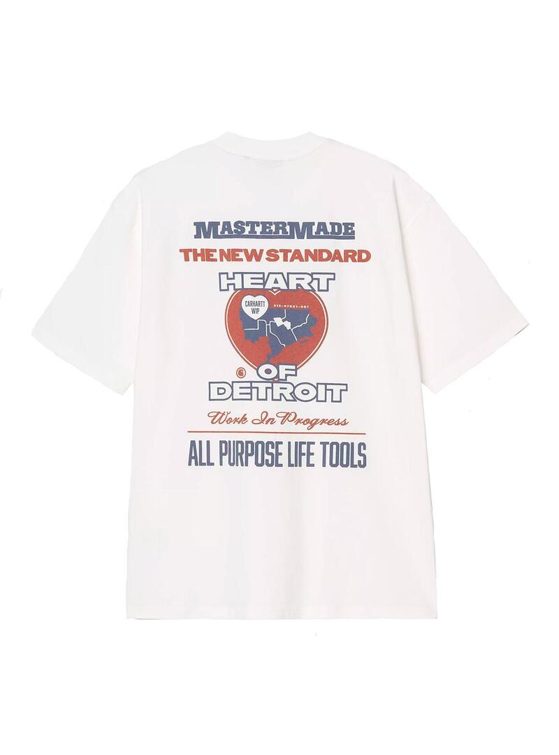 Camiseta Hombre Carhartt WIP Arcan Blanca