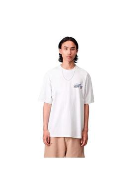 Camiseta Hombre Carhartt WIP Arcan Blanca
