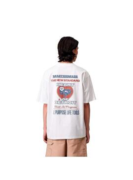 Camiseta Hombre Carhartt WIP Arcan Blanca