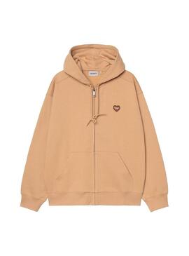 Sudadera Hombre Carhartt WIP Heart II Marron