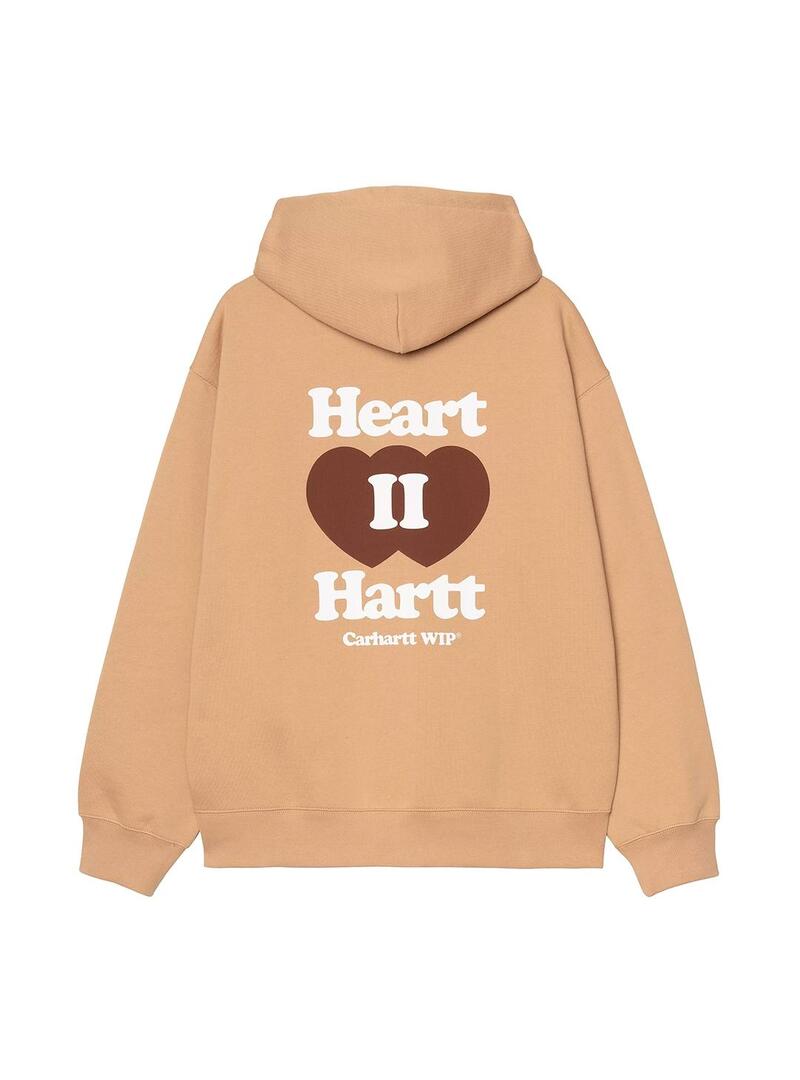 Sudadera Hombre Carhartt WIP Heart II Marron