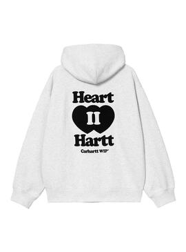 Sudadera Hombre Carhartt WIP Heart II Gris