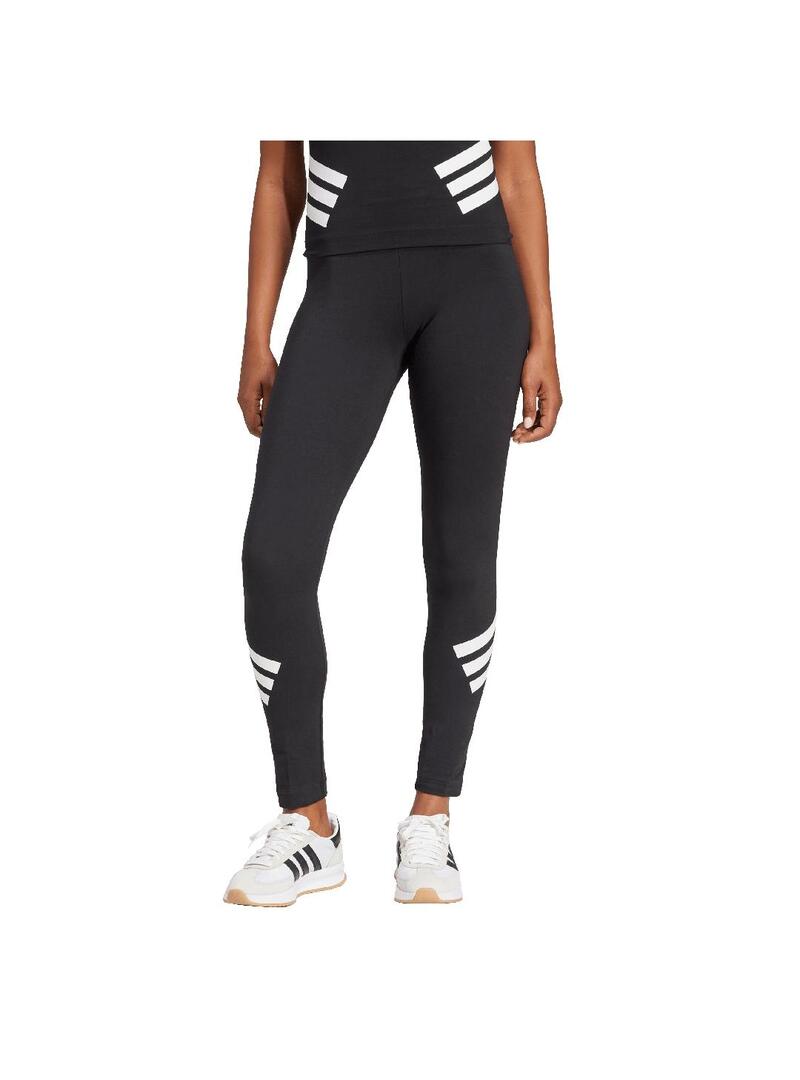 Malla Mujer adidas Fi 3s Negro/Blanco