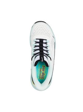 Zapatilla Junior Skechers Glide-Step Blanco