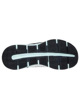 Zapatilla Junior Skechers Glide-Step Blanco