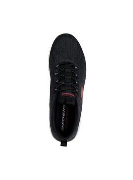 Zapatilla Hombre Skechers Summits Gris Oscuro/Rojo