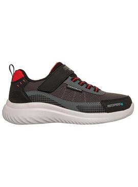 Zapatilla Niño Skechers Bounder2.0 Waterproof Gris