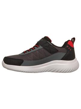 Zapatilla Niño Skechers Bounder2.0 Waterproof Gris