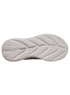 Zapatilla Niño Skechers Bounder2.0 Waterproof Gris