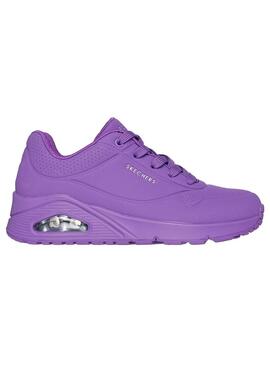 Zapatilla Mujer Skechers Uno Violeta