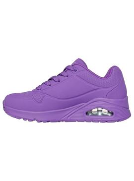 Zapatilla Mujer Skechers Uno Violeta