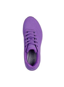 Zapatilla Mujer Skechers Uno Violeta