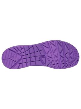 Zapatilla Mujer Skechers Uno Violeta