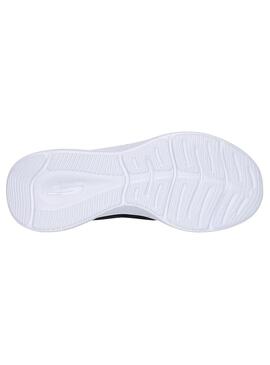Zapatilla Mujer Skechers Lite Waterproof Negro/Ros