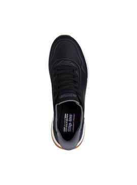 Zapatilla Hombre Skechers Bobs Squad 4 Negro/Blanco