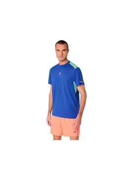 Camiseta Hombre Asics Court Padel Azul