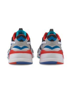 Zapatilla Hombre Puma RS-X3 Puzzle Blanca-Azul-Roj