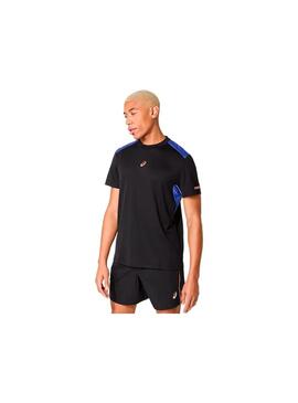 Camiseta Hombre Asics Padel Court Negra Azul