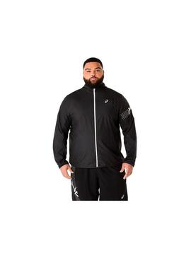 Cortavientos Hombre Asics Icon Jacket Negra