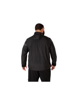 Cortavientos Hombre Asics Icon Jacket Negra