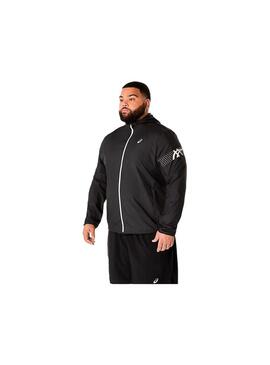 Cortavientos Hombre Asics Icon Jacket Negra