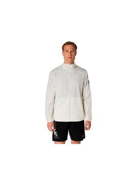 Cortavientos Hombre Asics Icon Jacket Crudo
