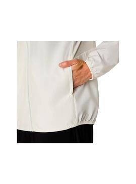 Cortavientos Hombre Asics Icon Jacket Crudo