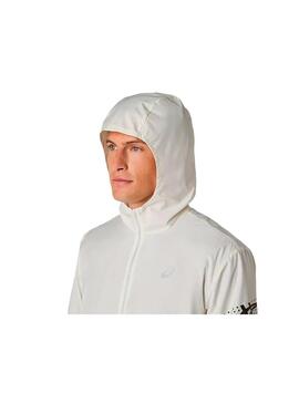 Cortavientos Hombre Asics Icon Jacket Crudo
