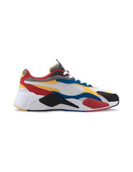 Zapatilla Chico Puma RS-X3 Puzzle Blanca-Amarillo