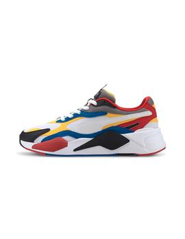 Zapatilla Chico Puma RS-X3 Puzzle Blanca-Amarillo