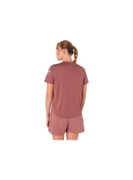 Camiseta Mujer Asics Icon SS Top Granate