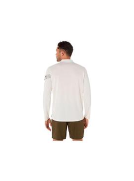 Sudadera Hombre Asics Icon 1/2 Zip Crudo