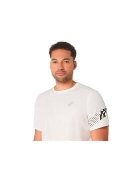 Camiseta Hombre Asics Icon SS Crudo
