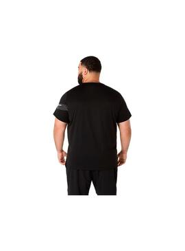 Camiseta Hombre Asics Icon SS Negra