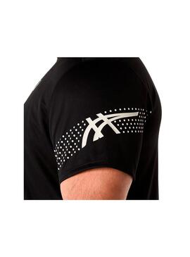 Camiseta Hombre Asics Icon SS Negra