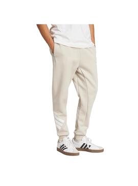 Pantalón Hombre adidas Flece 3 Stripes Beige