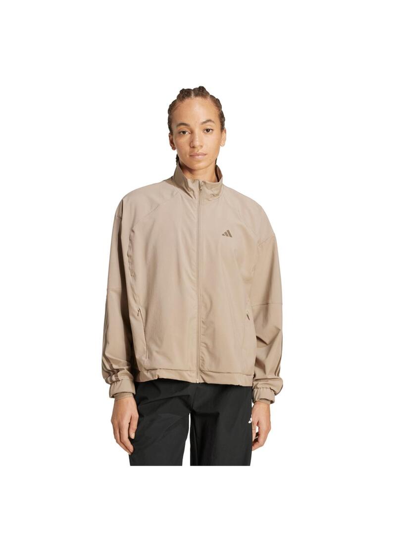 Cortavientos Mujer adidas Hyglm Windb Marrón
