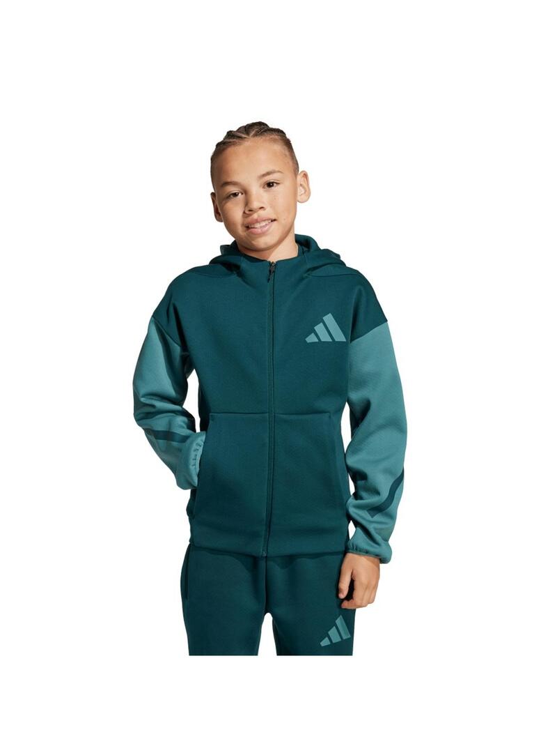 Sudadera Junior adidas Z.N.E. Verde