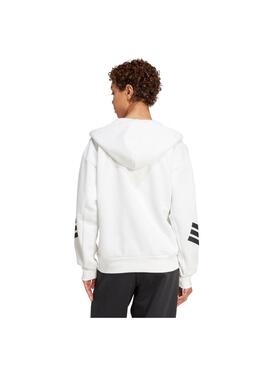 Sudadera Mujer adidas Flecee 3Stripes Blanco
