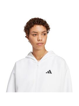 Sudadera Mujer adidas Flecee 3Stripes Blanco