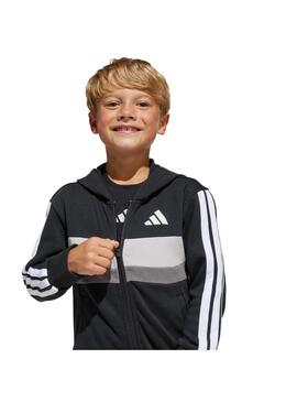 Chándal Junior adidas 3S TIb Negro/Gris