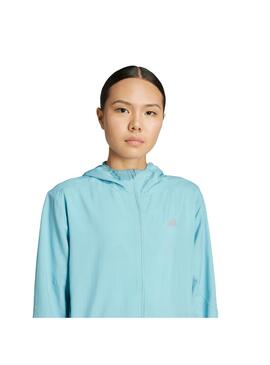 Cortavientos Mujer adidas Run it Celeste