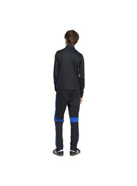 Chandal Junior adidas Tiro ES Negro/Azul