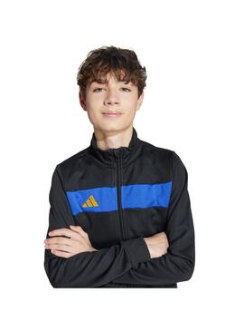 Chandal Junior adidas Tiro ES Negro/Azul