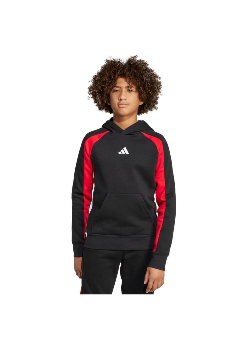 Sudadera Junior adidas CB FL Negro/Rojo