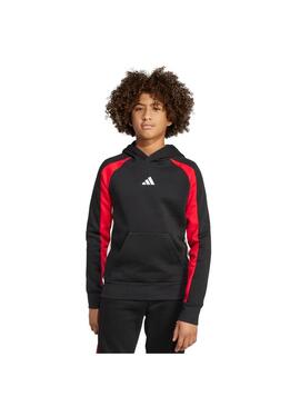 Sudadera Junior adidas CB FL Negro/Rojo