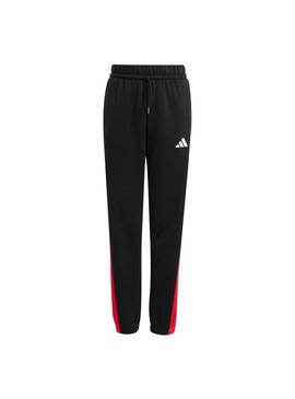 Pantalón Niño adidas CB FL Negro/Rojo