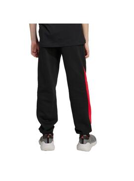 Pantalón Niño adidas CB FL Negro/Rojo