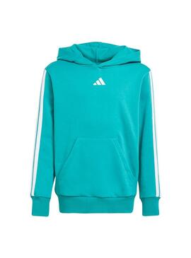 Sudadera Junior adidas 3Stripes Turquesa