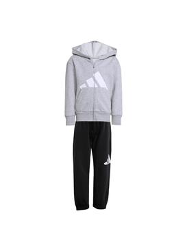 Chandal Baby adidas BL FL Gris/Negro